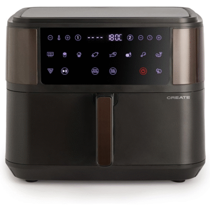 Create Air Fryer Dual 2400W 10L Separador Freidora sin Aceite